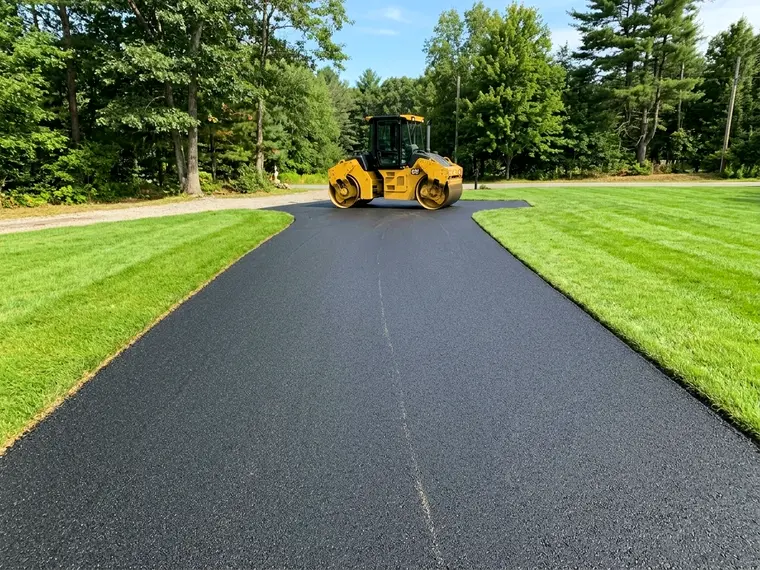 Paving work.