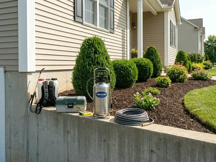 Pest control work.